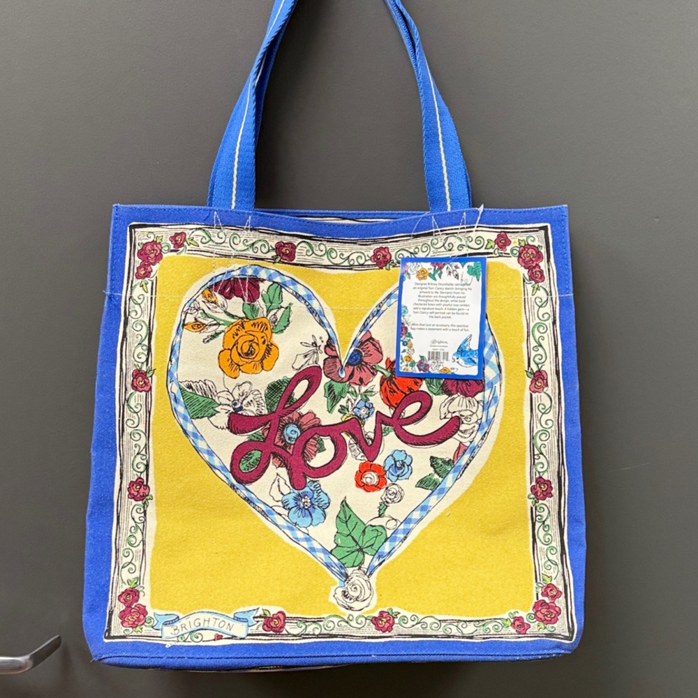 Brighton Multicolor Love Heart Tote